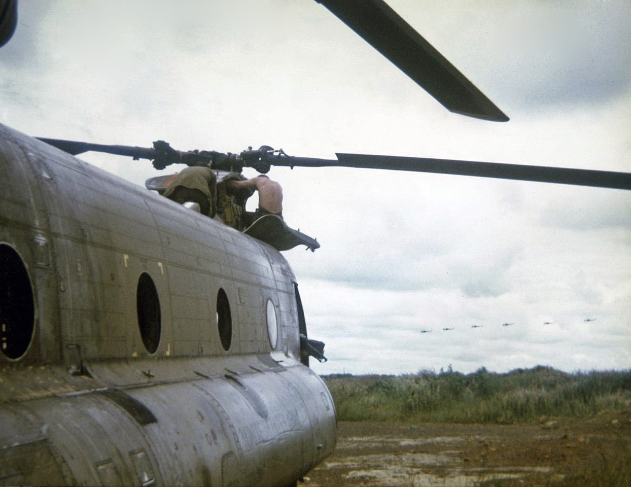 Gaggle of Hueys